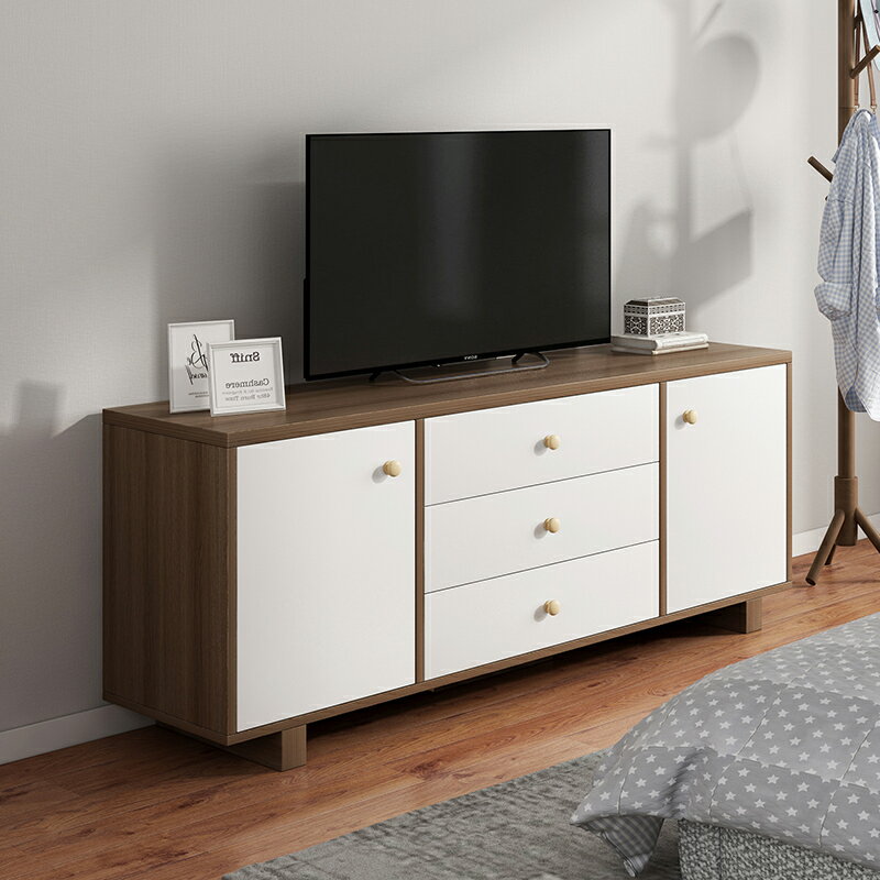 北歐電視柜墻柜高款小戶型現代簡約客廳家具組合套裝電視機置物架