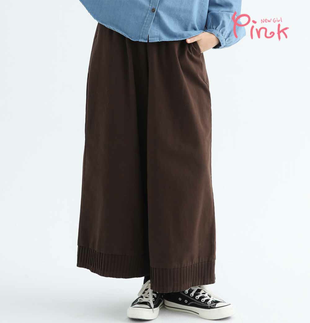 Pink* 日系棉質寬版休閒長褲 (2色) Z4503BC 治裝激推