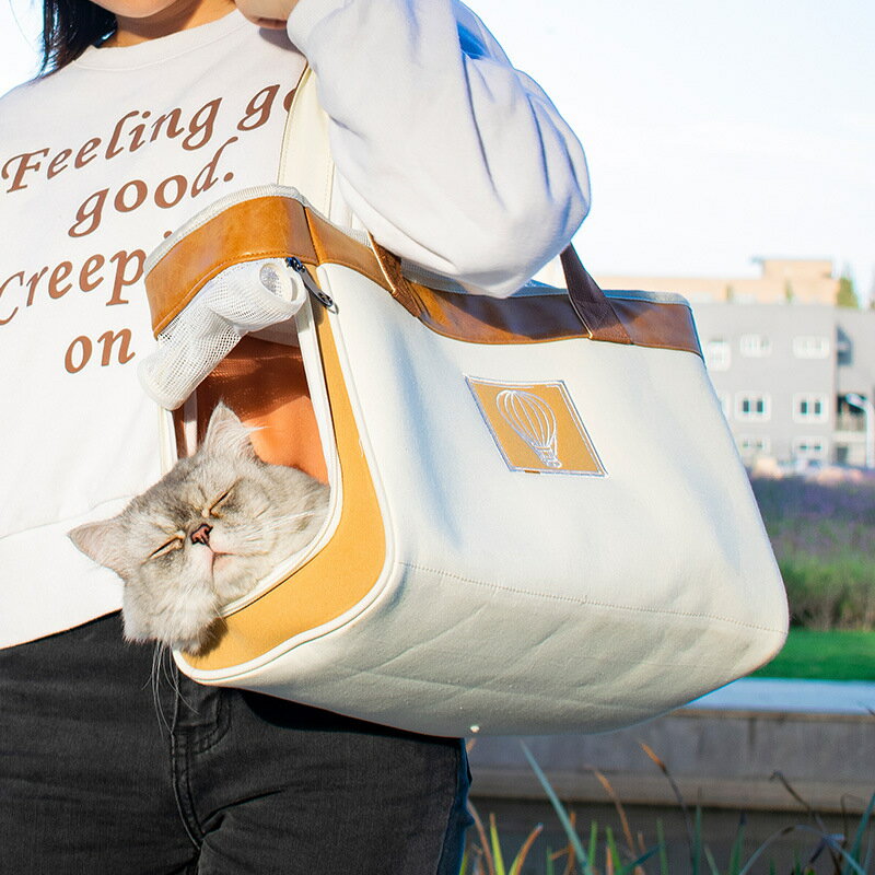 貓包外出便攜寵物背包貓籠子貓箱大容量書包貓袋太空倉挎包手提式 貓奴必備 貓周邊