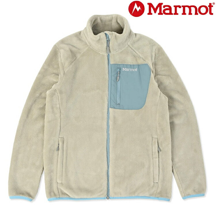 Marmot 土撥鼠 Baigone Fleece Jacket 女款 絨毛保暖外套/刷毛外套 TSAWF048 J033 淺灰
