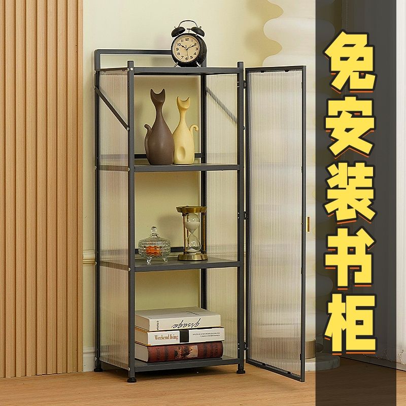 免運/開票 免安裝書架置物架落地多層鍋具收納櫃多功能櫥櫃窄縫儲物櫃書本架S083快速出貨