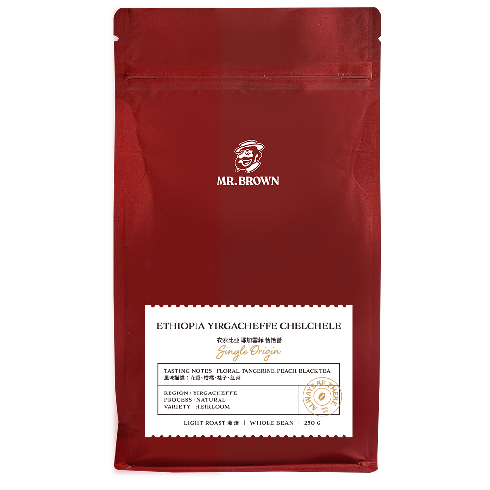 單品咖啡豆-衣索比亞 耶加雪菲 恰恰蕾 (250g)