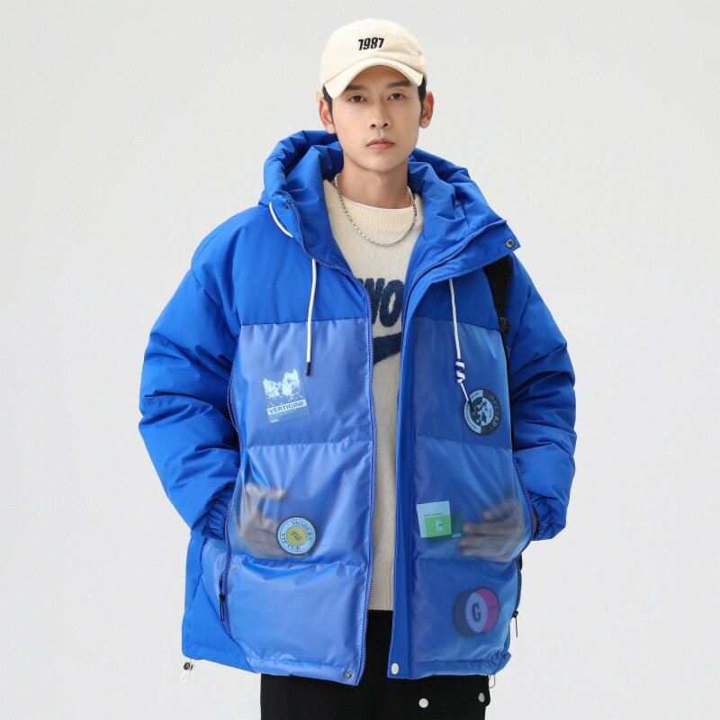 真 羽絨90%白鴨絨 羽絨外套鴨絨大衣-時尚設計感帥氣男外套2款v1as16【巴黎精品】
