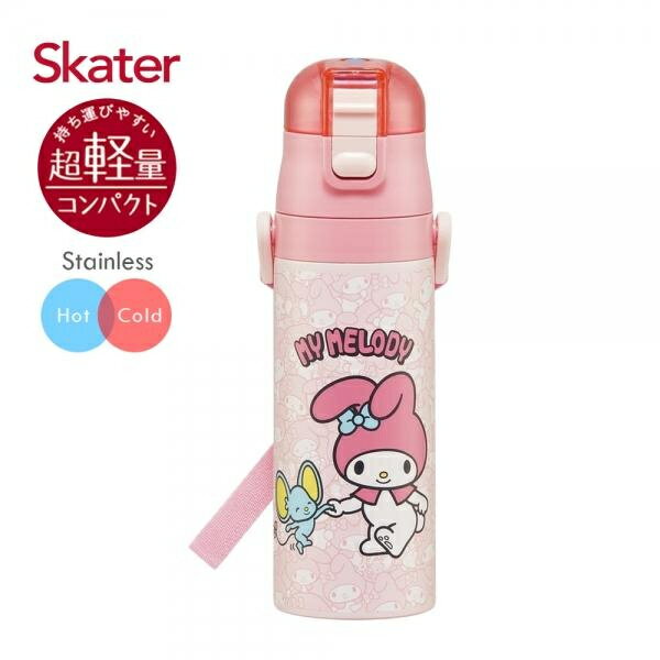 Skater不鏽鋼直飲保溫水壺(470ml) (4973307660238美樂蒂與弗蘭多) 990元