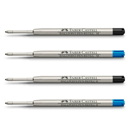 FABER-CASTELL 輝柏 原子筆芯 M/B 黑/藍色 /支148740/148741/148742/148743