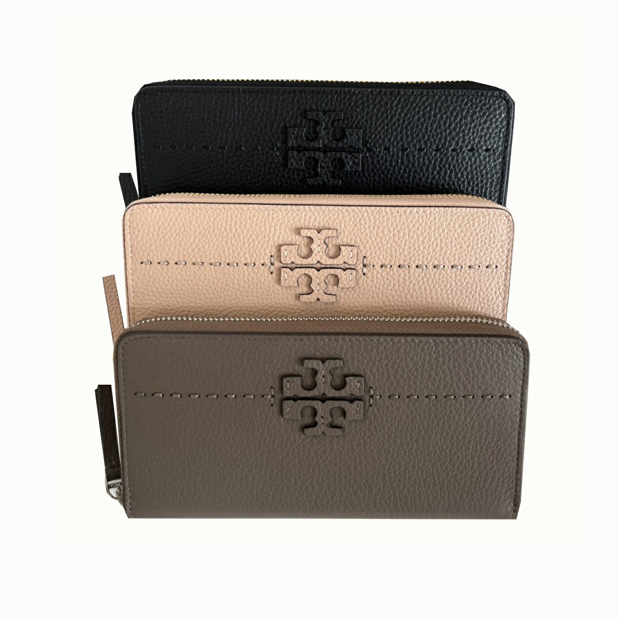 TORY BURCH Magraw系列皮革拉鍊開合長款錢包41847(預購)~【 菲尼斯 國際精品 ★ APP下單天天10%點數回饋 】 女神手袋
