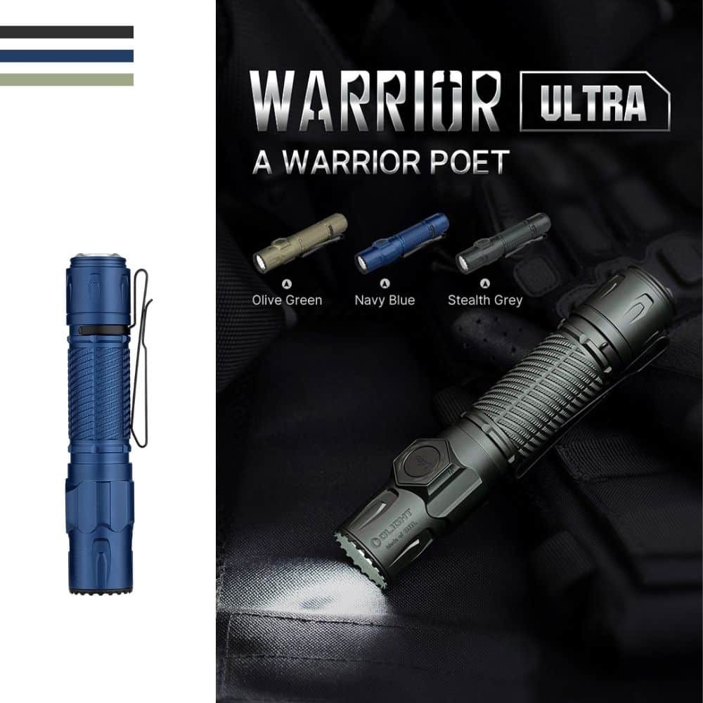 【翔準AOG】OLIGHT Warrior Ultra 2500流明 320米 戰術值勤高亮度手電筒 OAL高硬度外殼 兩段式尾按 強光/爆閃