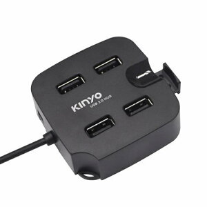 KINYO USB2.0支架集線器 HUB-27 USB擴充座 USB2.0 HUB USB1分4