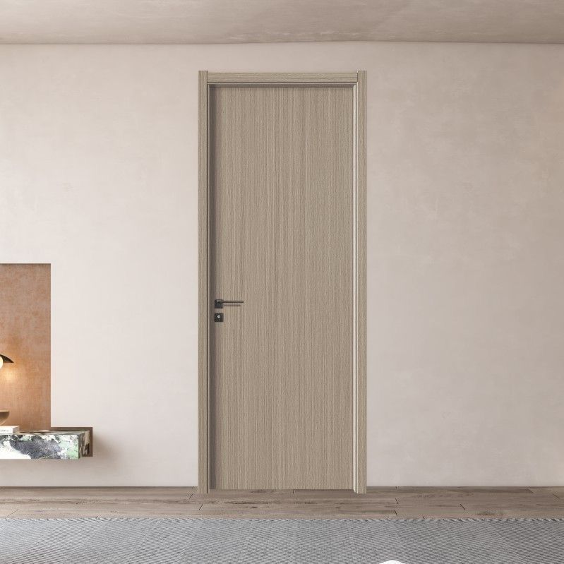 可打統編 極簡辦公室門隔音木門室內門房間門臥室門書房門對開門實木復合門 2