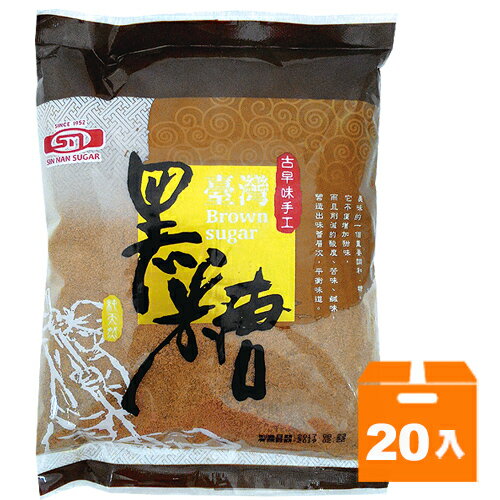 新南糖廠 臺灣黑砂糖(紅糖) 450g (20入)/箱【康鄰超市】
