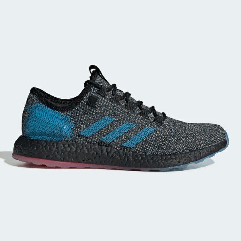 Adidas PUREBOOST LTD 男鞋 慢跑 休閒 襪套 輕量 黑 藍 【運動世界】B37811