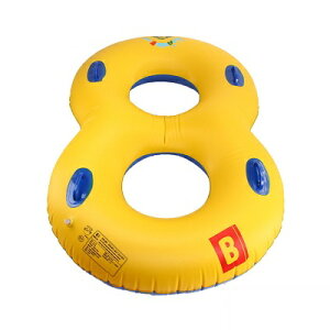 游泳圈充氣救生圈-雙人加厚8字親子水上活動坐騎浮板73ez19【獨家進口】【米蘭精品】