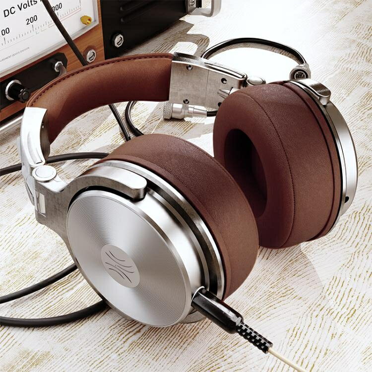 耳罩式耳機 頭戴式發燒HiFi樂器監聽DJ專業有線手機電腦筆電通用全包耳機 交換禮物全館免運