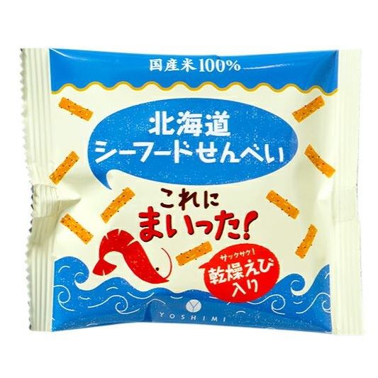 YOSHIMI 北海道海鮮仙貝 真拿這個沒轍阿！18g×6包入 北海道 特產 零食 YOSHIMI 日本必買 | 日本樂天熱銷 2