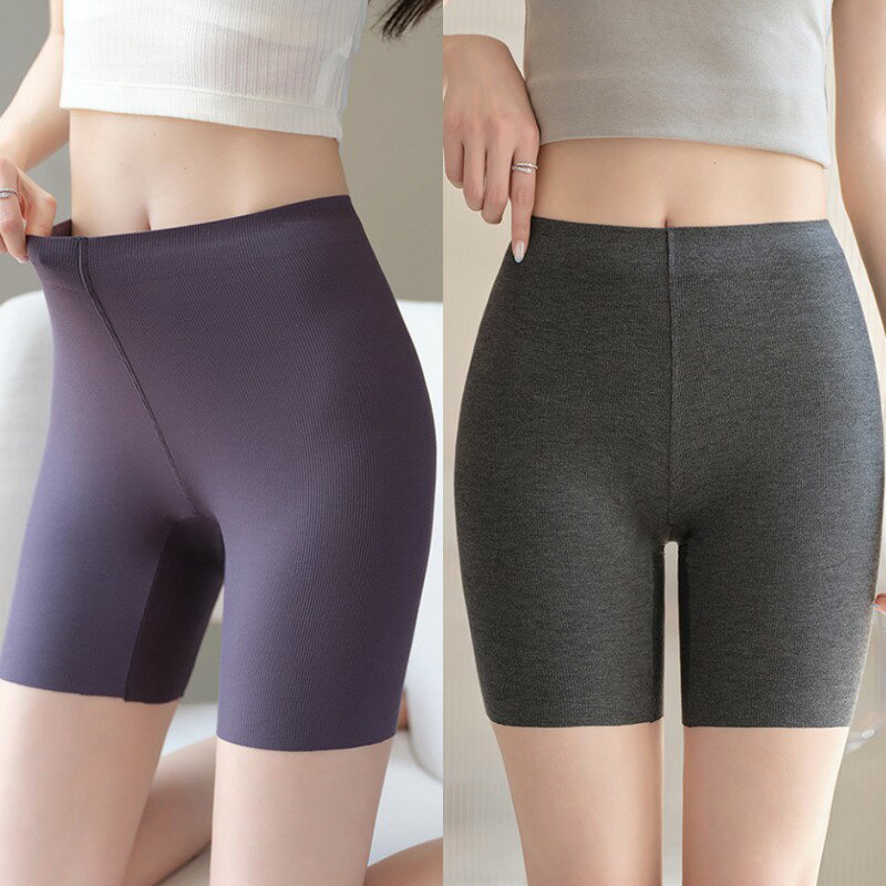 【巴黎精品】現貨+預購 高腰運動短褲瑜珈褲運動鯊魚褲蜜桃臀褲翹臀褲修身顯瘦提臀褲-螺紋女褲子7色a1la46
