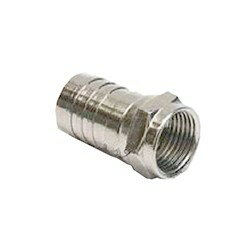 5C2V同軸纜線專業F接頭RG6.六角鳳梨頭 0