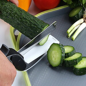 廚房不銹鋼食物剪刀多功能蔬菜剪家用二合一菜刀寶寶輔食剪水果剪