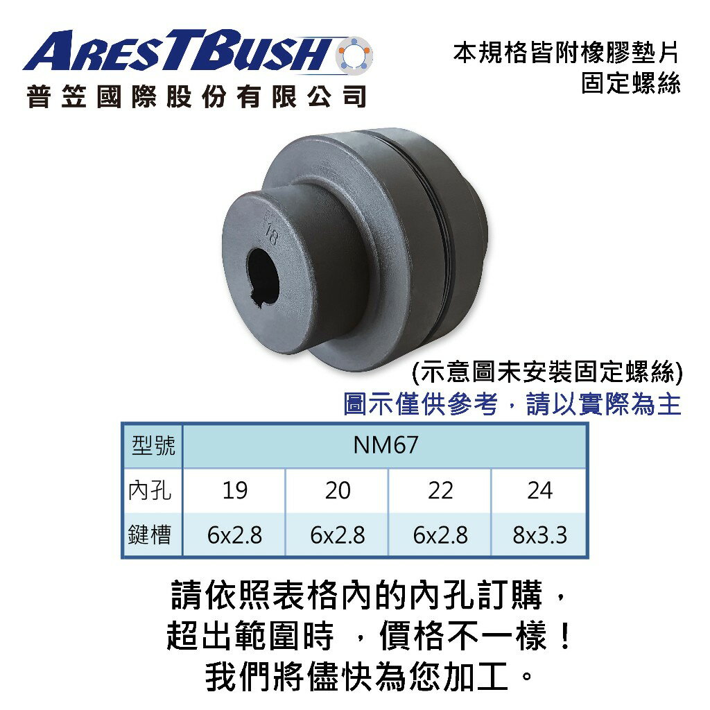 NM聯軸器組 NM67 2