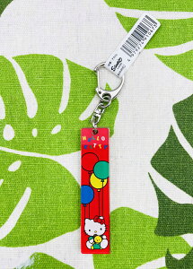 【震撼精品百貨】Hello Kitty 凱蒂貓~日本sanrio三麗鷗 KITTY壓克力鑰匙圈鎖圈-氣球*91067