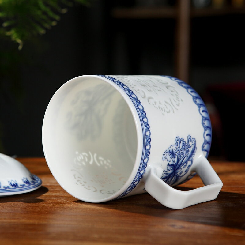 青花 玲瓏盃 茶盃 青花玲珑茶杯】价格_青花玲珑茶杯图片- 京东