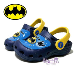 BATMAN蝙蝠俠 童款電燈防水兩穿布希鞋 園丁鞋 [DBKG29556] 藍 台灣製造【巷子屋】