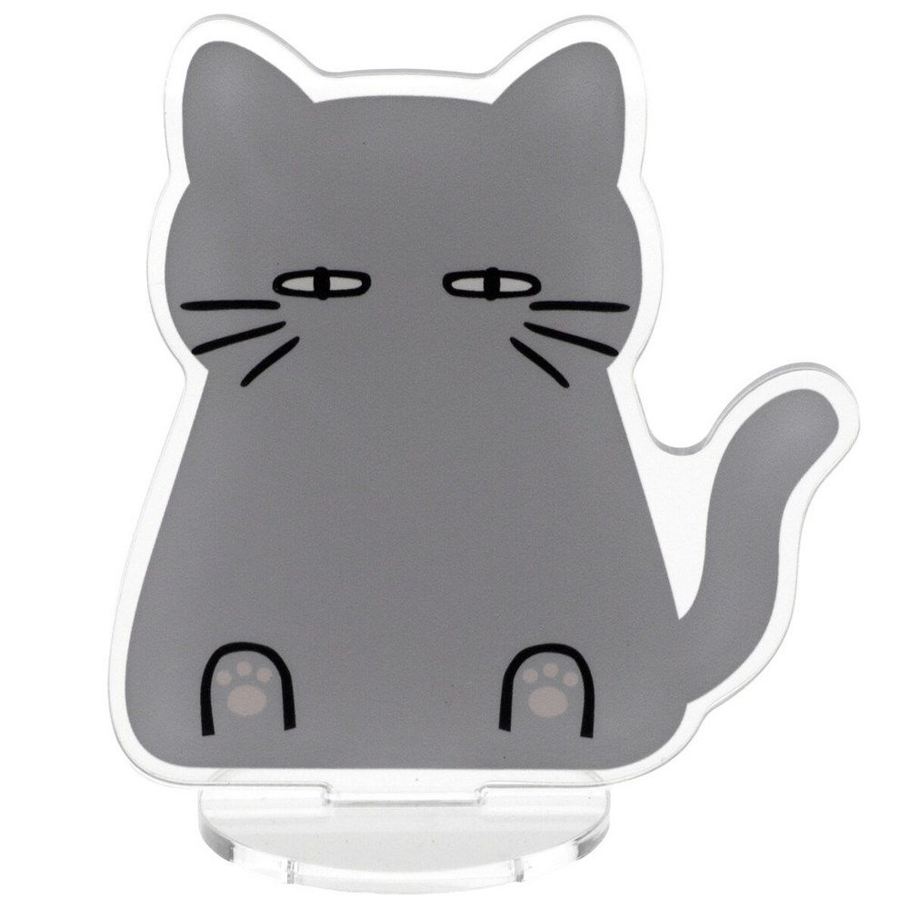 【DECO HOME商品】壓克力立牌 DH 灰貓 NITORI宜得利家居