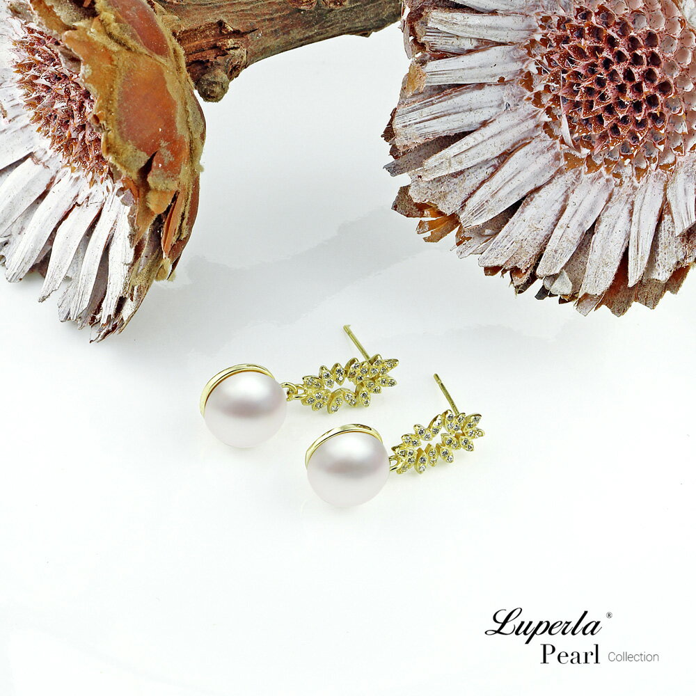 大東山珠寶 天然珍珠耳環 絕美頂奢系列 愛的首席 10MM 3