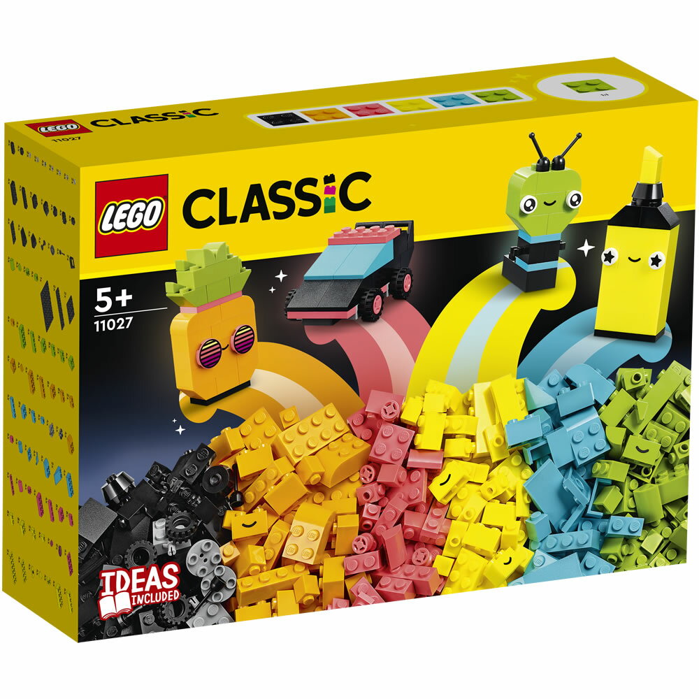 樂高LEGO 11027 Classic 經典積木套裝系列 創意螢光趣味套裝