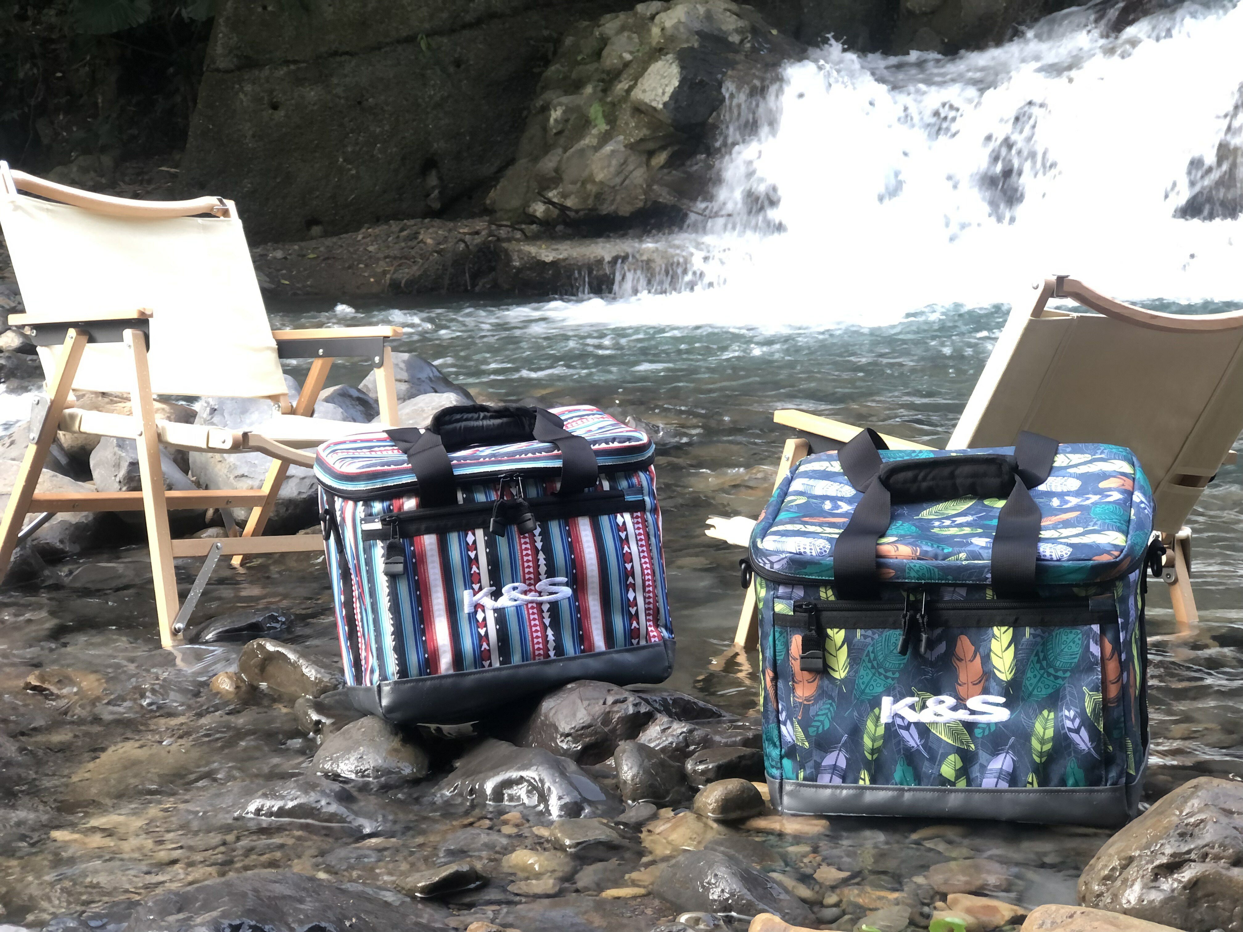 保冷袋 露營 野餐 長效折疊-歡樂民俗-25L/40L 經典防潑水💦 7