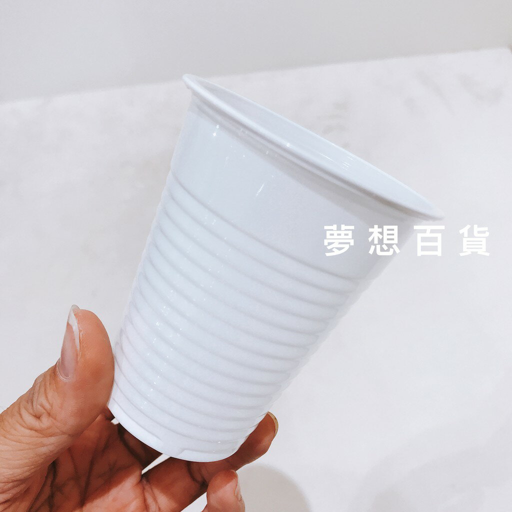 塑膠杯170cc 40入 (白) A170 白色塑膠杯 PP杯 冰淇淋杯 冷熱共用杯 飲料杯 水杯 免洗杯(伊凡卡百貨)