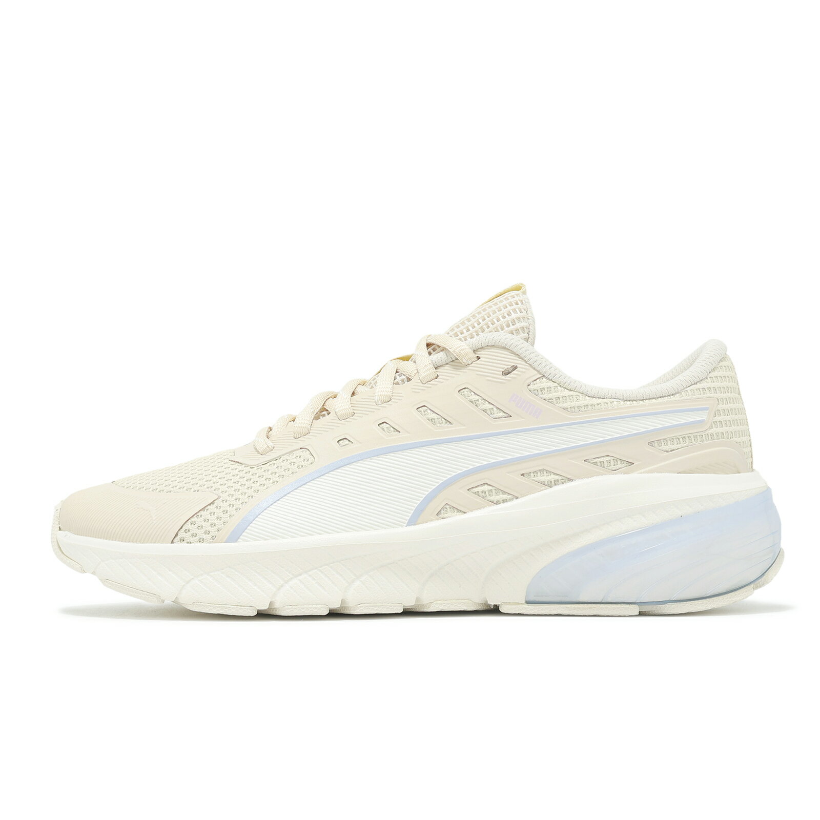 Puma 慢跑鞋 Cell Glare Wns 女鞋 米 藍 緩衝 支撐 拼接 運動鞋