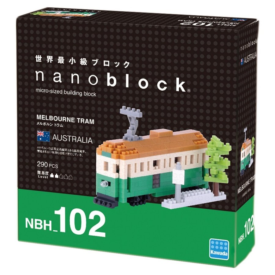 《 NanoBlock 迷你積木 》NBH-102墨爾本輕軌電車 東喬精品百貨