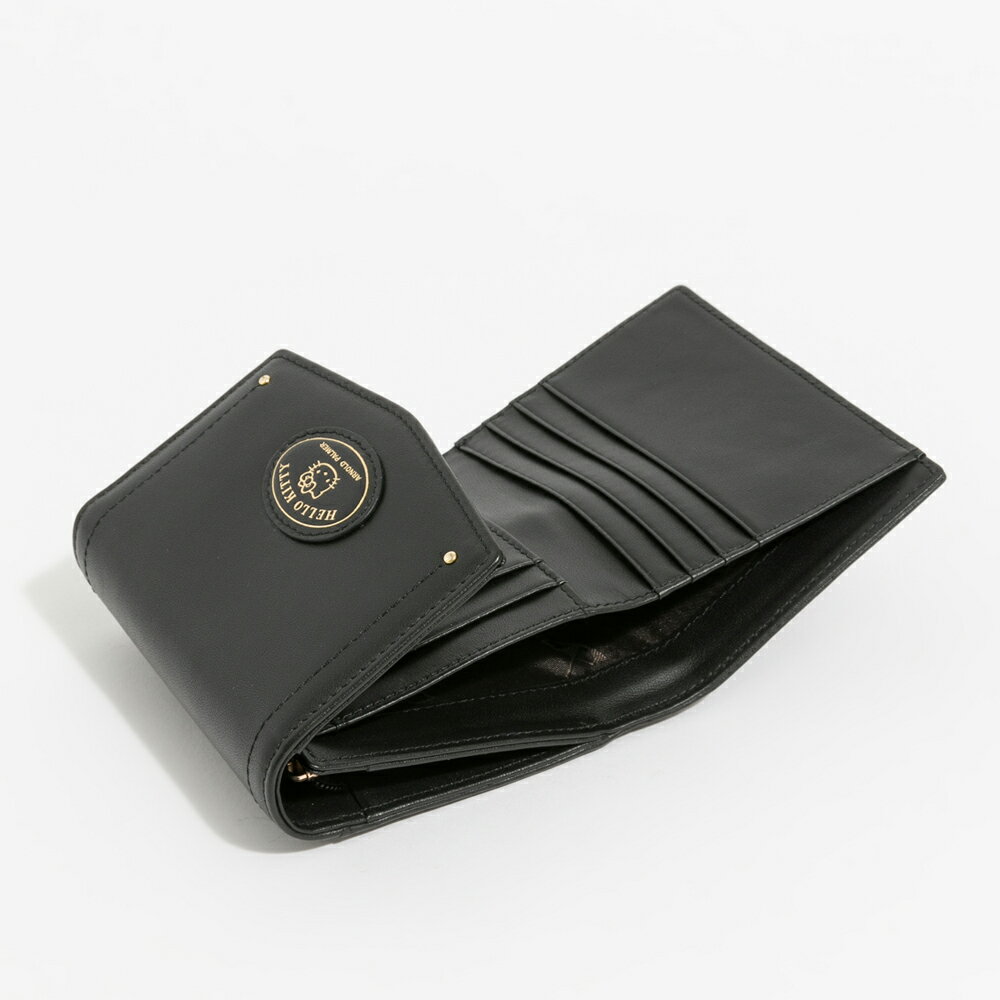 Hello Kitty - Arnold Palmer - 短夾 Morbidezza系列 - 黑色 3