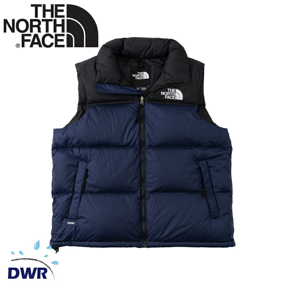 【The North Face 男 ICON 700FP 防潑水鵝絨保暖背心(美版)《深藍》】3JQQ/連帽羽絨背心