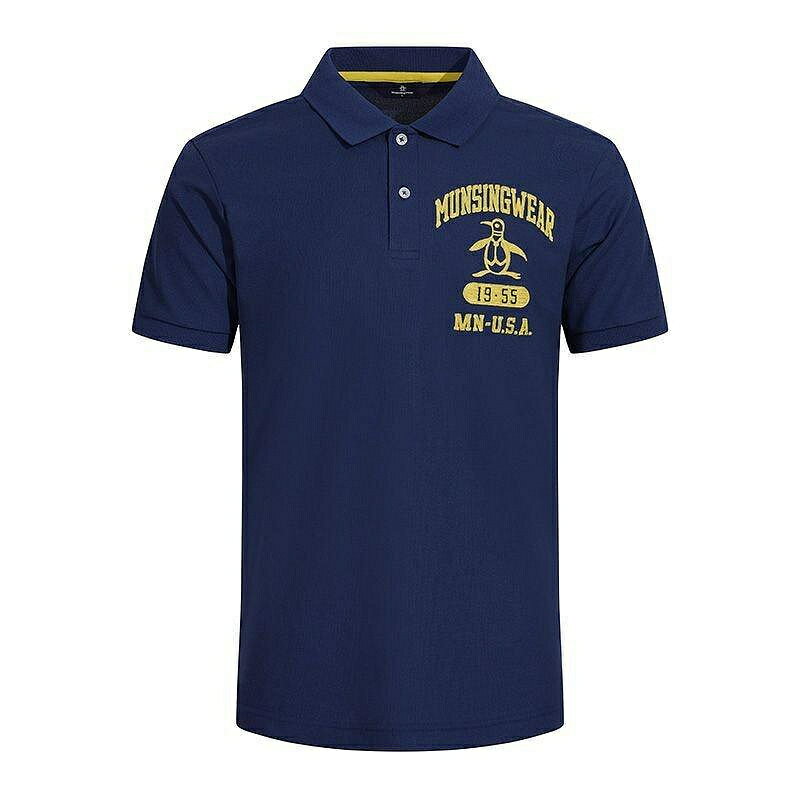 MUNSINGWEAR/萬星威高爾夫服裝男T恤夏季新款運動休閒短袖polo衫