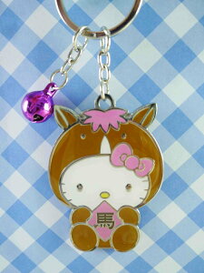 【震撼精品百貨】Hello Kitty 凱蒂貓 KITTY鑰匙圈-馬 震撼日式精品百貨