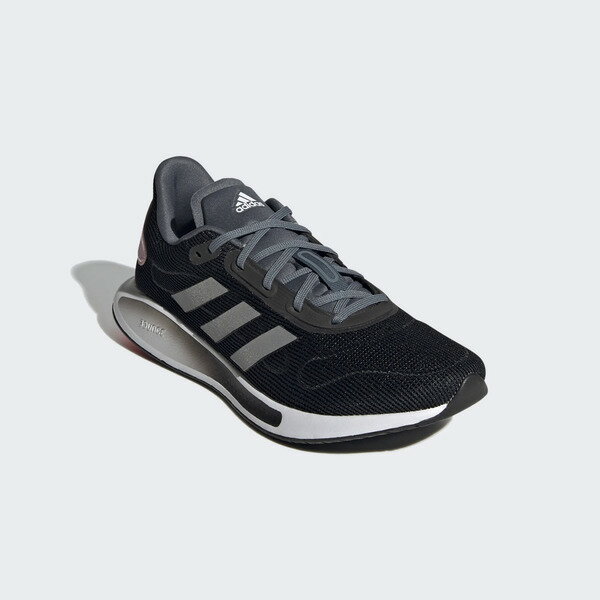 Adidas 愛迪達 Galaxar Run W 女 慢跑鞋 運動 路跑 緩震 彈力 反光 透氣 黑銀 FW1185