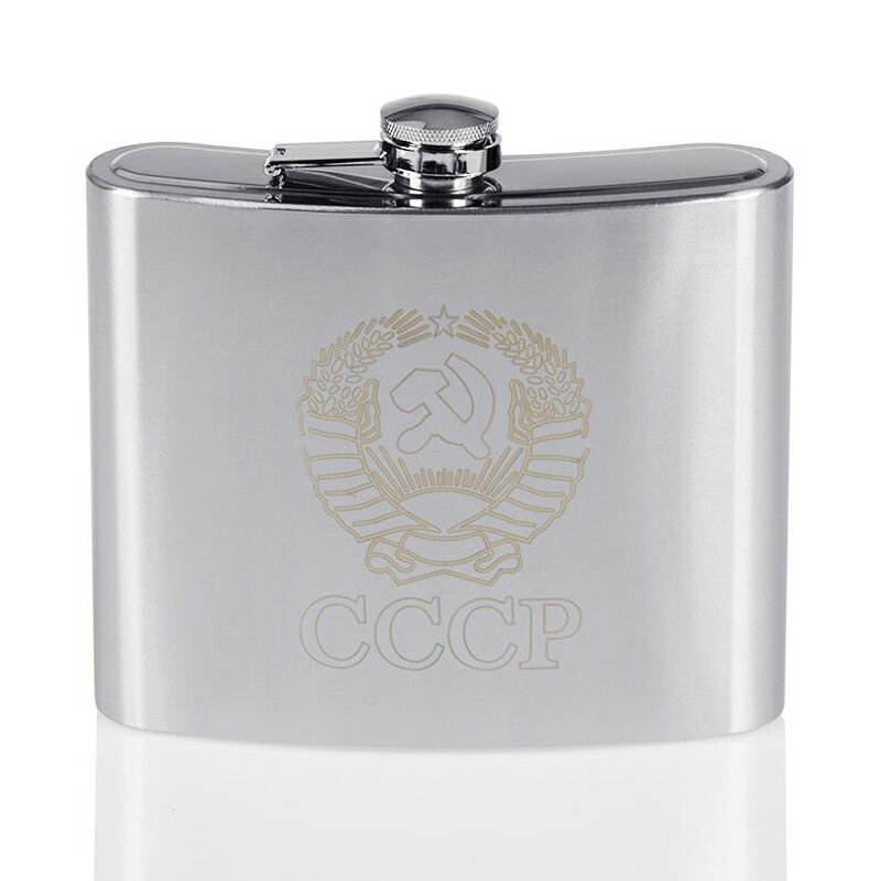 32盎司加厚酒壺不銹鋼烈酒水壺大容量隨身戶外便攜酒瓶帶皮套 1