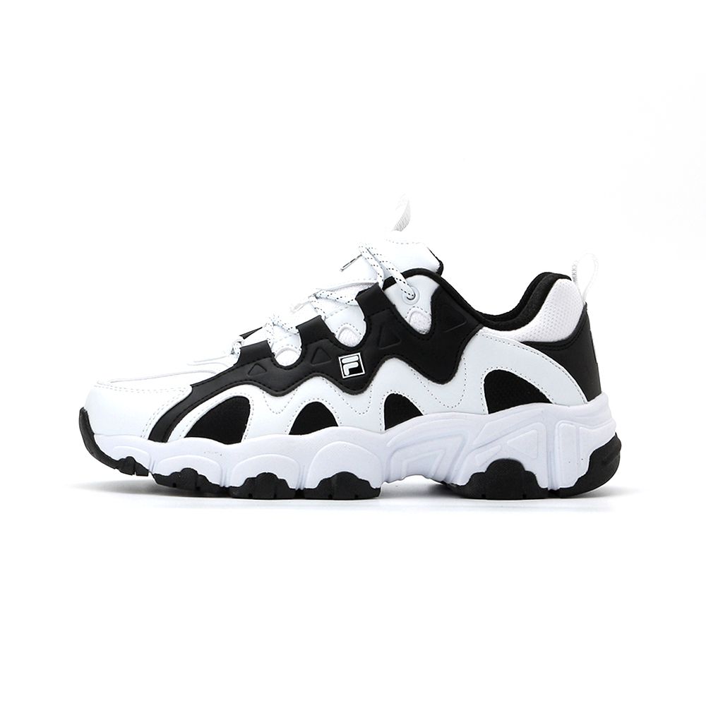 FILA 老爹鞋 白黑 5-C347A-011 女鞋
