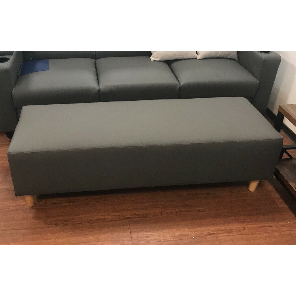 《瑪奇》 現貨 黑色 仿Nappa皮 耐磨皮 腳凳 長板凳 等候椅 穿鞋椅 客廳沙發 套房沙發 民宿沙發 工廠直營 【新生活家具】 8