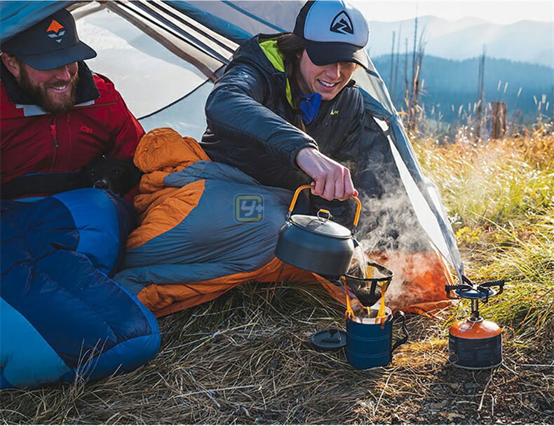 運良改裝GSI 車載便攜鋁茶壺套裝鋁茶壺家用戶外越野休閑茶具茶臺 8