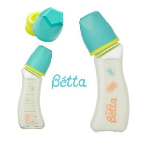 日本Betta手作防脹氣奶瓶-Dr. Betta Jewel GY3-150ml(耐熱玻璃)