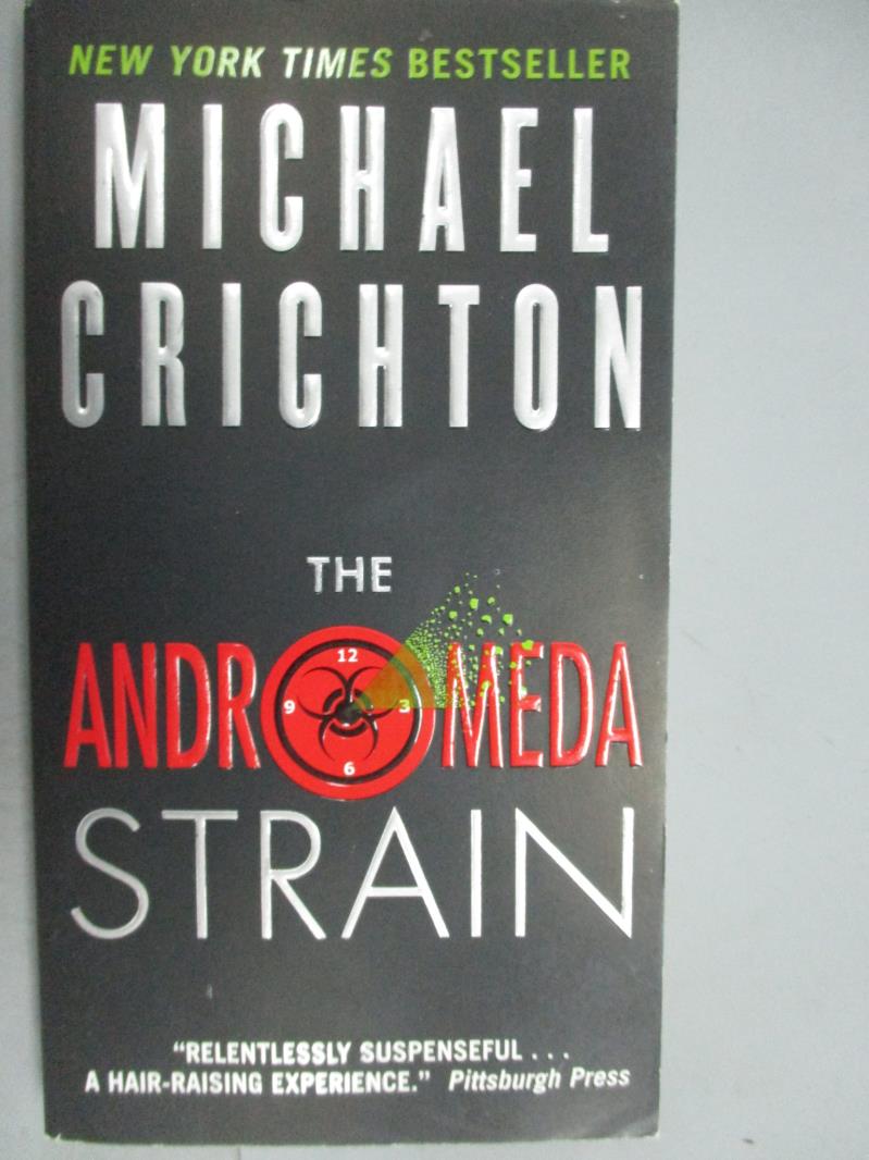 【書寶二手書T1／原文小說_KKT】The Andromeda Strain_Crichton, Michael
