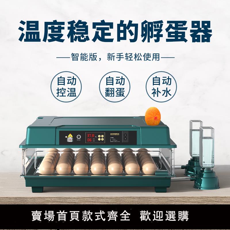【保固兩年】孵化器小型全自動孵化機家用型智慧孵蛋器蘆丁小雞鵪鶉鴨鵝孵化箱