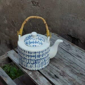 啞光陶瓷茶壺 北歐泡茶水壺 冷水壺 花茶咖啡壺