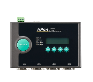 MOXA NPort 5410 4埠RS-232串列設備伺服器