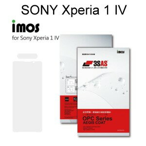 【iMos】3SAS系列保護貼 SONY Xperia 1 IV (6.5吋) 超潑水、防污、抗刮 含鏡頭貼
