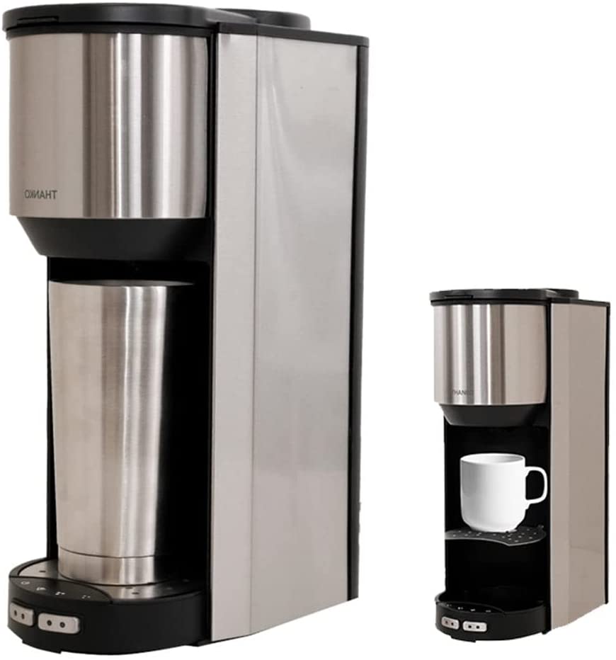 日本公司貨 THANKO S-TCM21S 一人用 全自動 咖啡機 研磨 磨豆 兩段粗細 美式咖啡機 日本必買代購 0