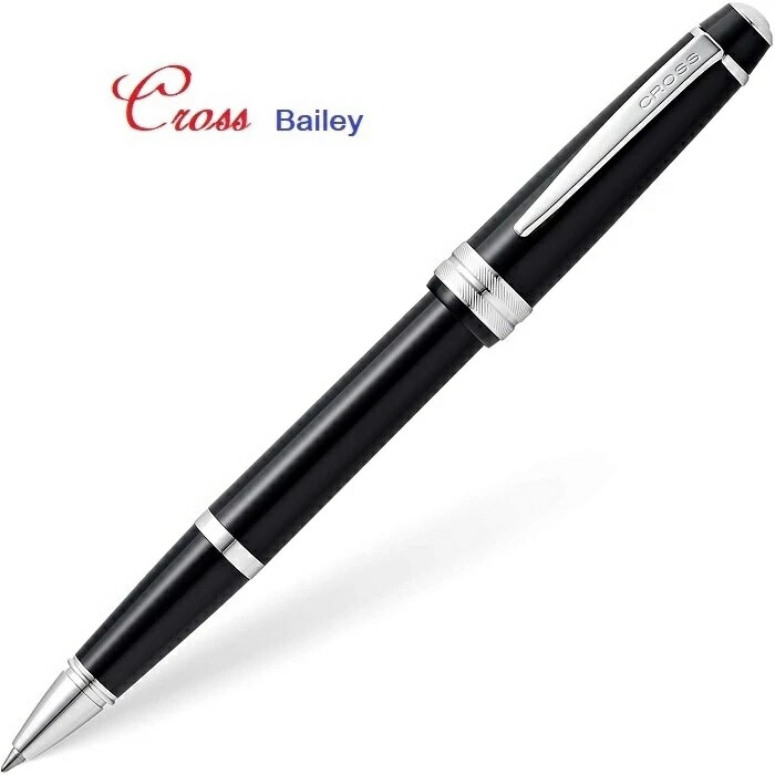 CROSS 高仕 BAILEY LIGHT 貝禮輕盈系列 鋼珠筆（黑桿）