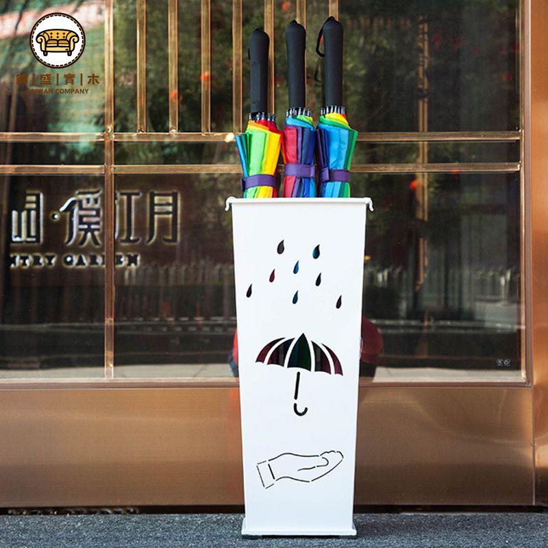 免運 雨傘架 可客製logo 傘桶 傘架 收納架 雨傘桶酒店大堂折疊傘收納架子創意掛傘架放長傘筒簡約家用雨傘架全館優惠 工廠現貨直銷 售後保障 可開發票 j5613